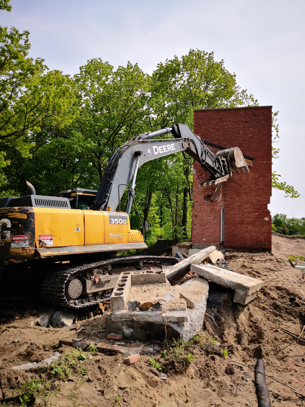Residential Demoltion Project in West Michigan by Melching Demolition