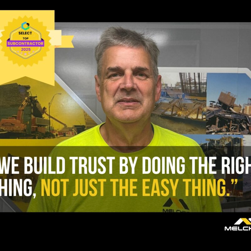 Don Malusi, Melching Project Manager and Safety Officer