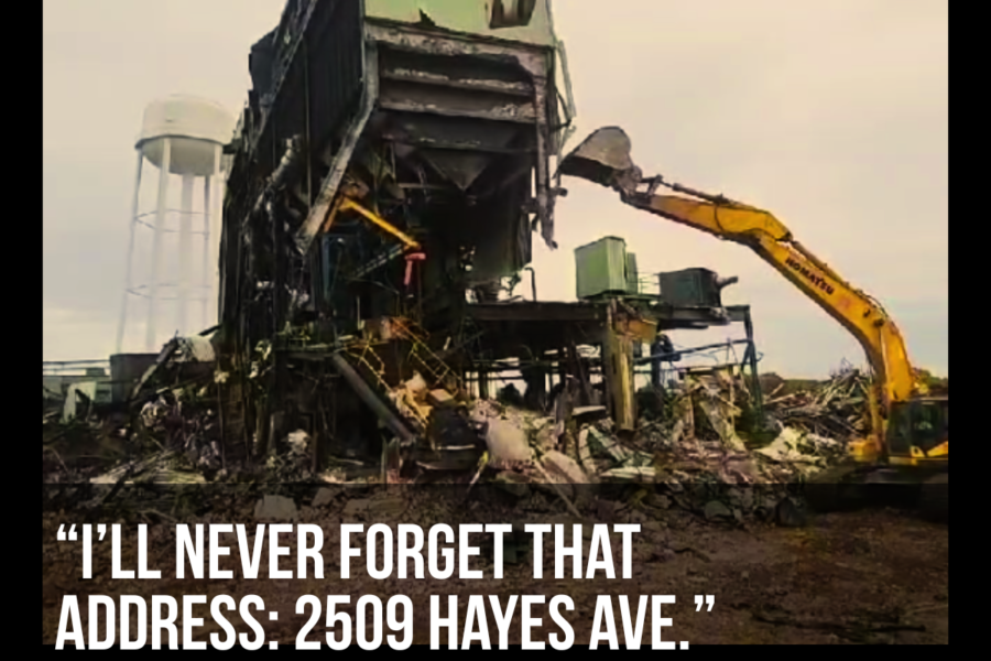 " I'll never forget that address: 2509 Hayes ave." - Nick Melching