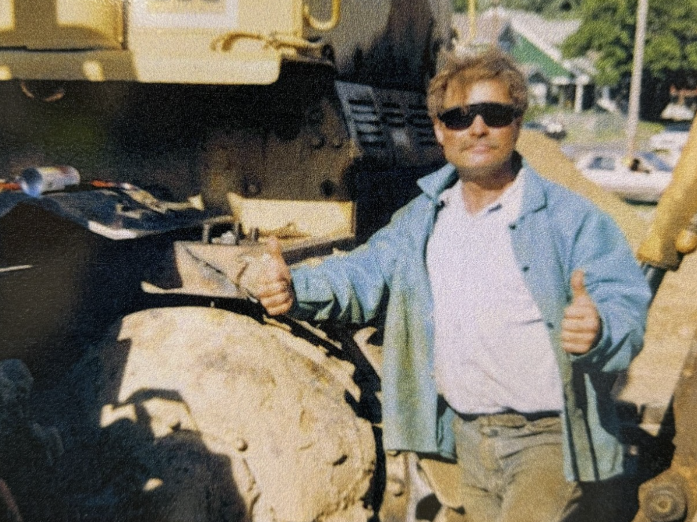 Doug Melching on a job site in the early 1990’s.